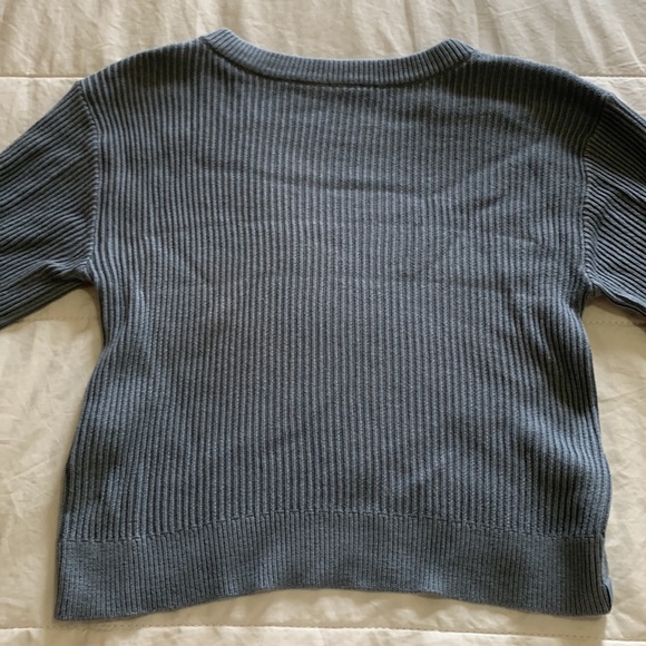 Lululemon Reversible Blue Crossover Sweater - Picture 2 of 4